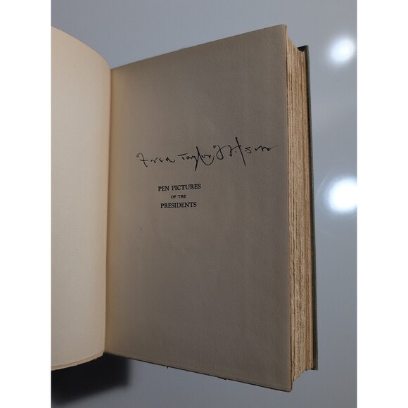 Pen Pictures of the Presidents (1932) - Signed 1st Ed Antique HC - Picture 7 of 12